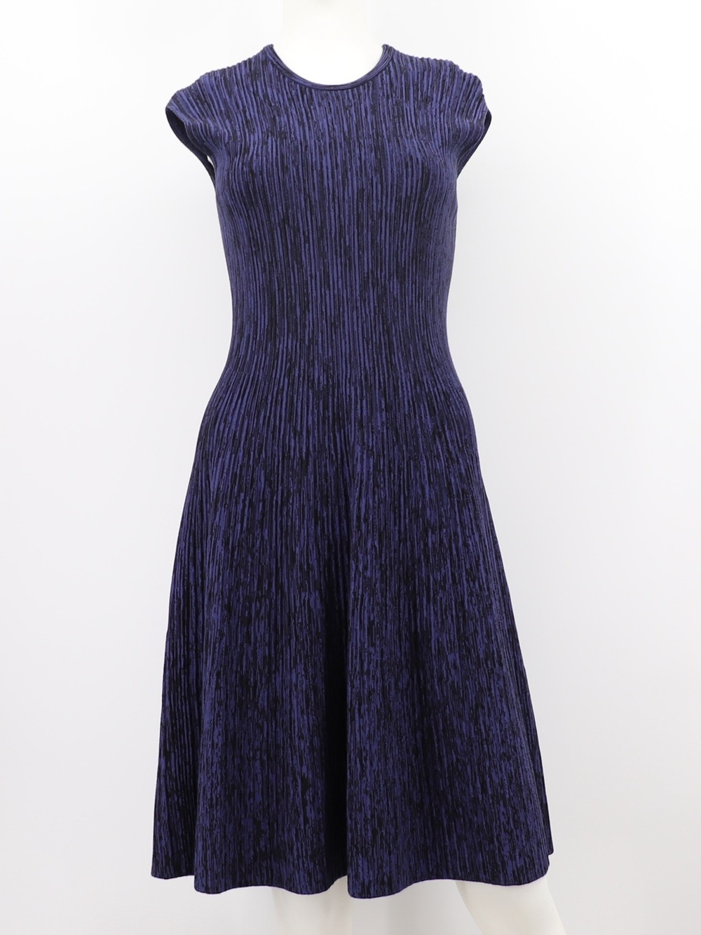 New BOSS Women’s  XS Hugo Boss Fadesa Knit  Textured Fit-and-Flare Dress